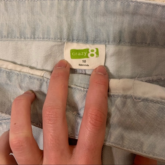 Light Wash Button Jean Skirt - Picture 4 of 4